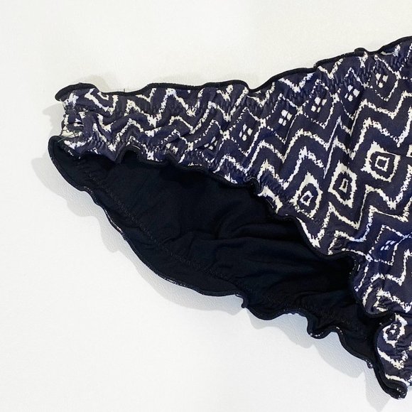 Eberjey black Zen flutter bikini bottom S & L - Picture 6 of 7